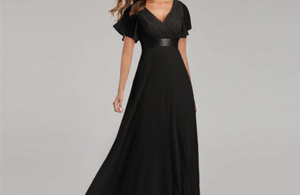 Sexy Pink Chiffon tulle Maxi Summer Dress