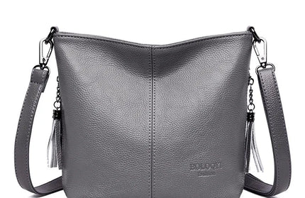 Leather Tassel Shoulder