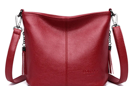 Leather Tassel Shoulder