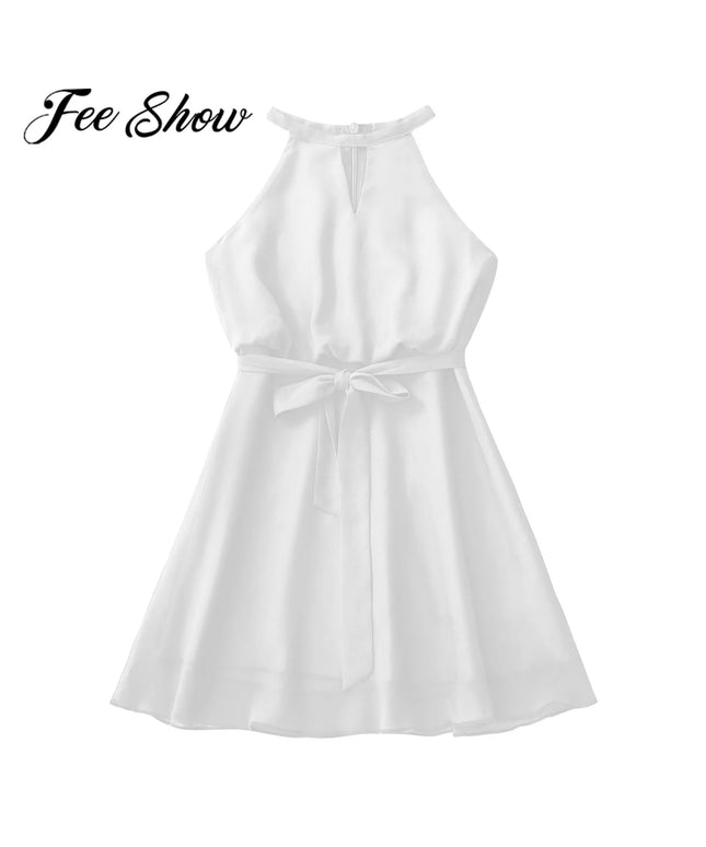 Chiffon Flower Girls Dress