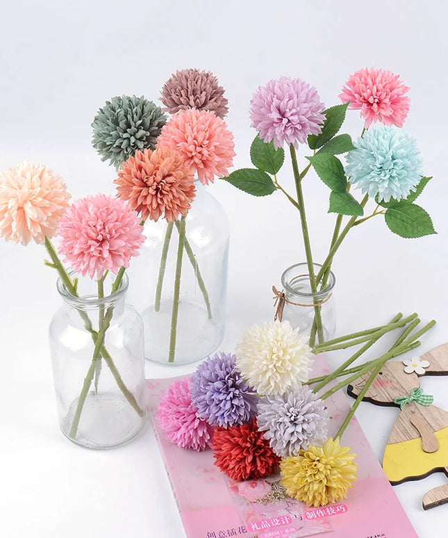 3/5Pcs Hydrangea Artificial Flowers Bouquet
