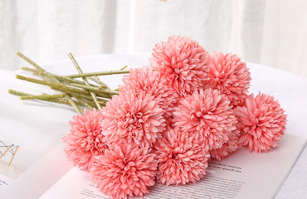3/5Pcs Hydrangea Artificial Flowers Bouquet
