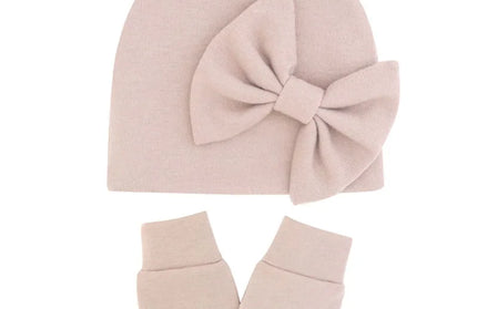 Hat Gloves Set Cotton Newborn