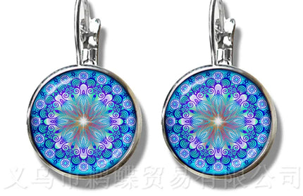 Classic Indian Henna Yoga Earrings