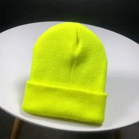 Knitted Solid Cute Hat