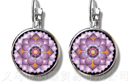 Classic Indian Henna Yoga Earrings