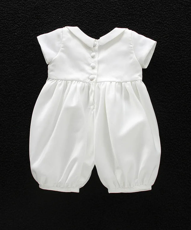 Baby boy clothes white baptism