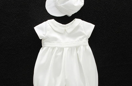 Baby boy clothes white baptism