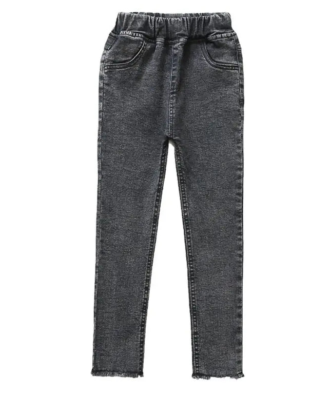 Elastic skinny pants