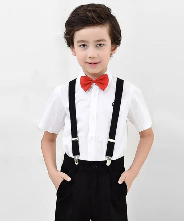 Solid Cotton Short Sleeve Formal Shirt