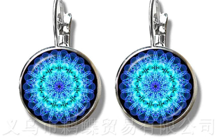Classic Indian Henna Yoga Earrings