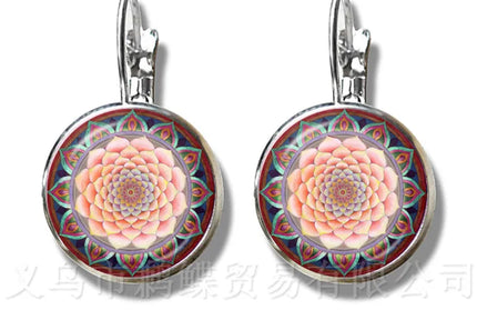 Classic Indian Henna Yoga Earrings