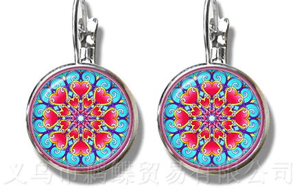 Classic Indian Henna Yoga Earrings