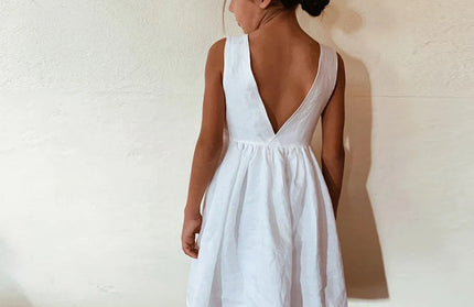 2026 Summer New Back Split  Dresses