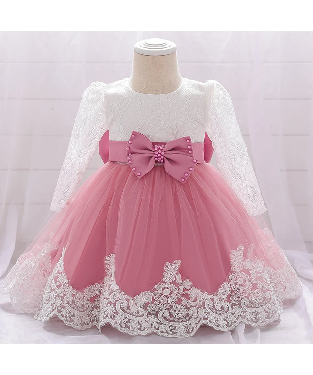 Dress Newborn Girl Long Sleeve