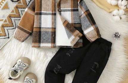 Autumn outfit casual style striped hooded jacket