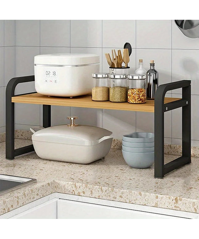 Layered Shelves Countertop Cabinets