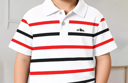 Children's Striped Polo Shirt Boy