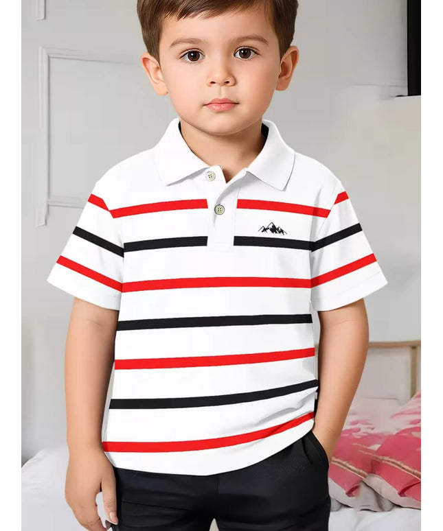 Children's Striped Polo Shirt Boy