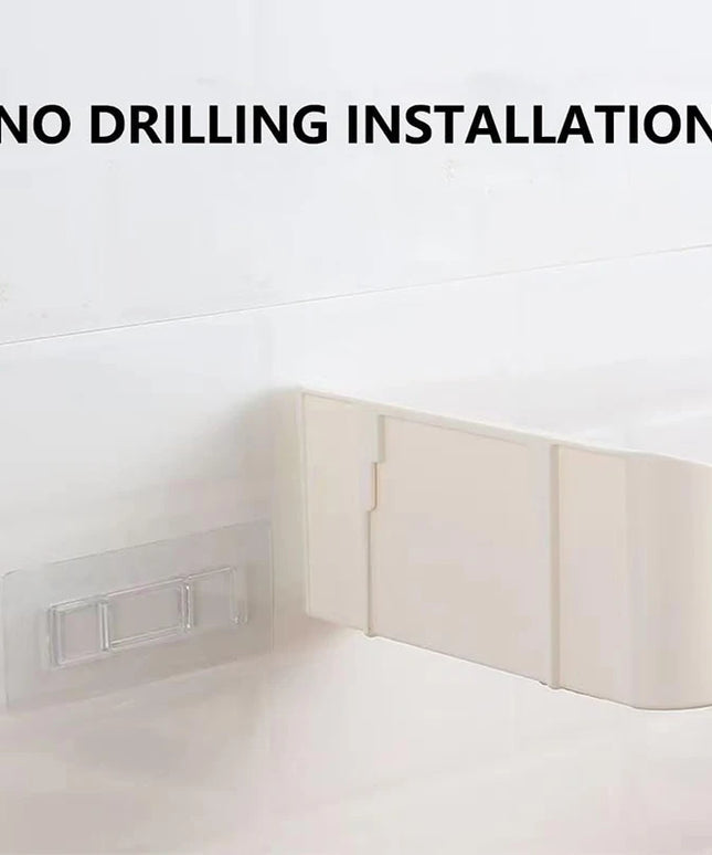 Wall-mounted Adhesive Storage Rack