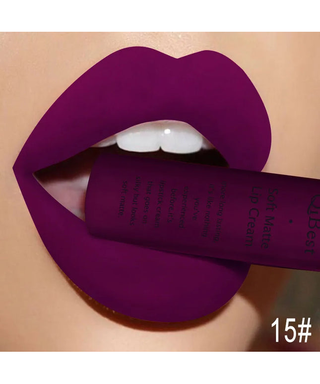 QIBEST Sexy Velvet Matte Lip Gloss