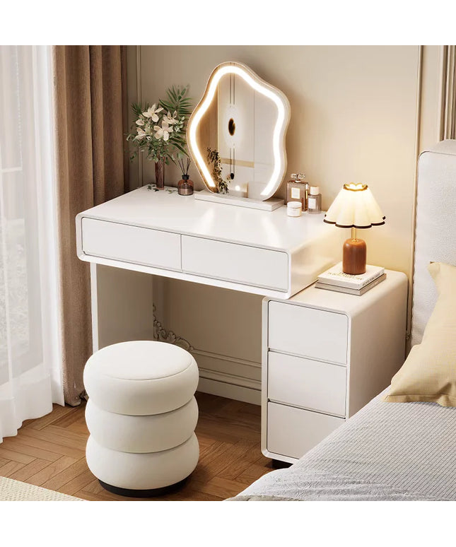 Bedroom Women Dressing Table Luxury Wood Storage