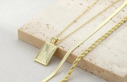 Three Layers Chain Neckalce