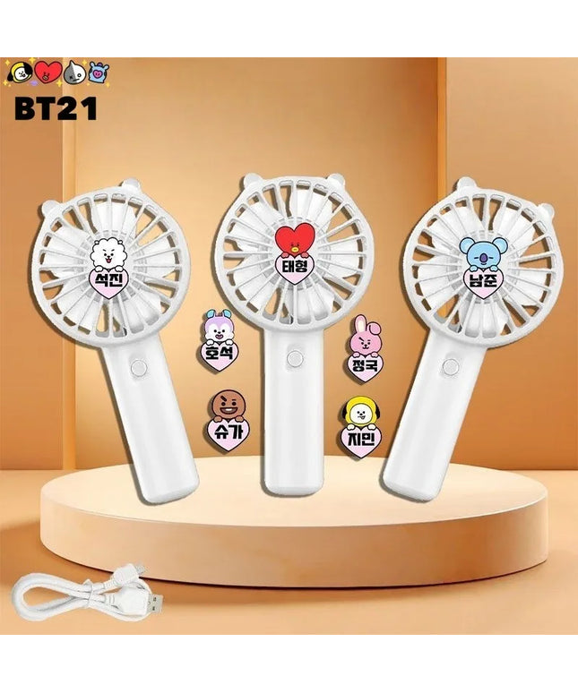 BT21 TATA peripheral cartoon cute handheld small fan