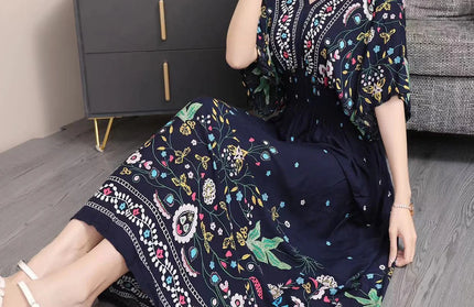 Bohemian floral Fashion Summer Dress For Women