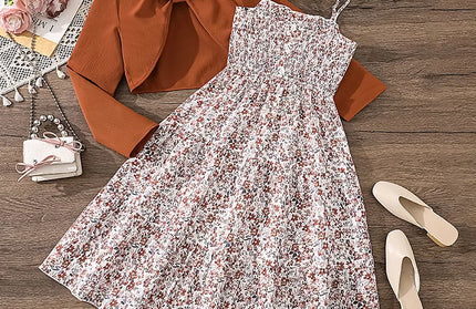 Flowers Sleeveless Fashion Elegant Dress