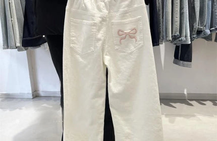 Straight Wide Leg Denim