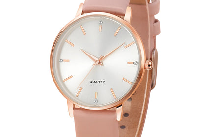 Leather Band Luxury Watches Quartz