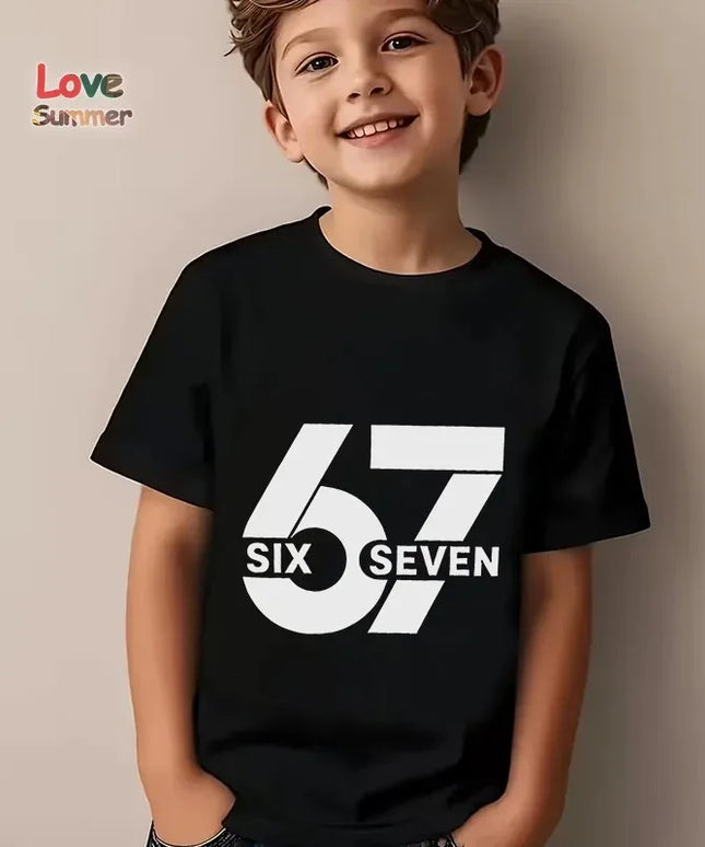 T-Shirt 67 Number Print