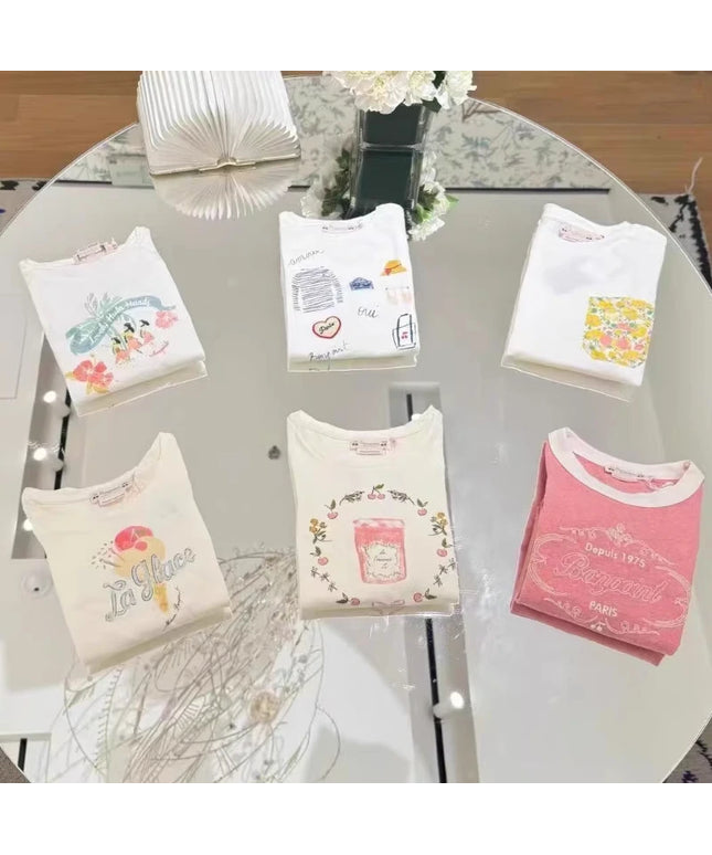 Girls Summer Printed T-Shirt