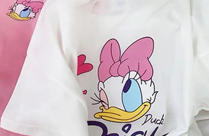 Girls Disney Cartoon Cotton T-Shirt