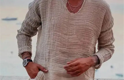 Beach Handsome Men Casual Shirt