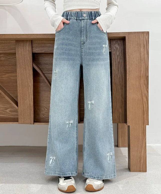 Embroidered High Elastic Waist