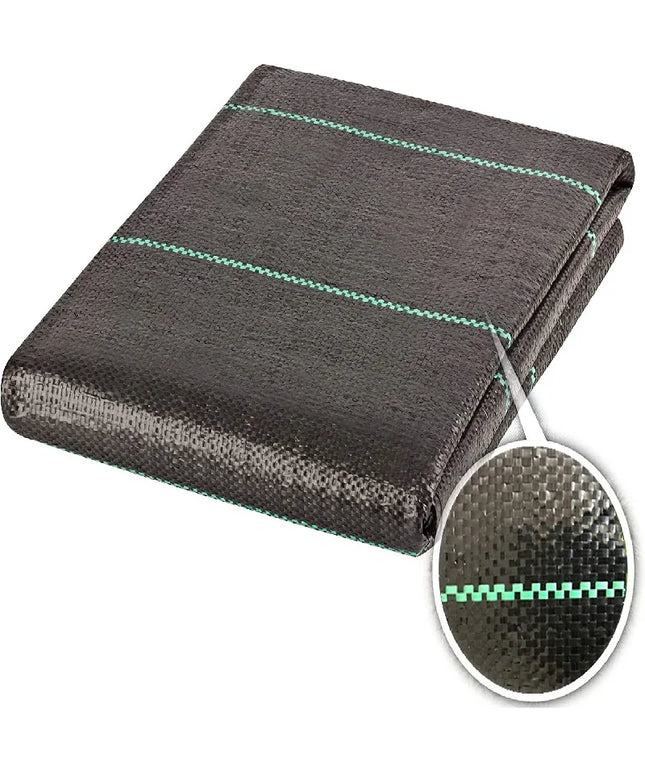5m，Garden landscape fabric weed barrier heavy-duty gardening mat