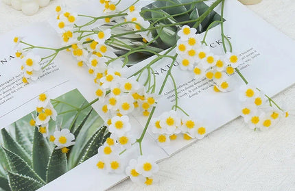 Decor Artificial Flowers Silk Small Daisy Plant