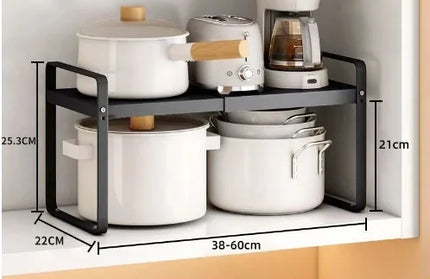 Storage Layered Shelf Microwave Rack