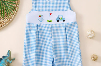 Baby Boy Summer Plaid Casua