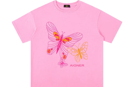 Girls Letter Print Summer T-Shirt