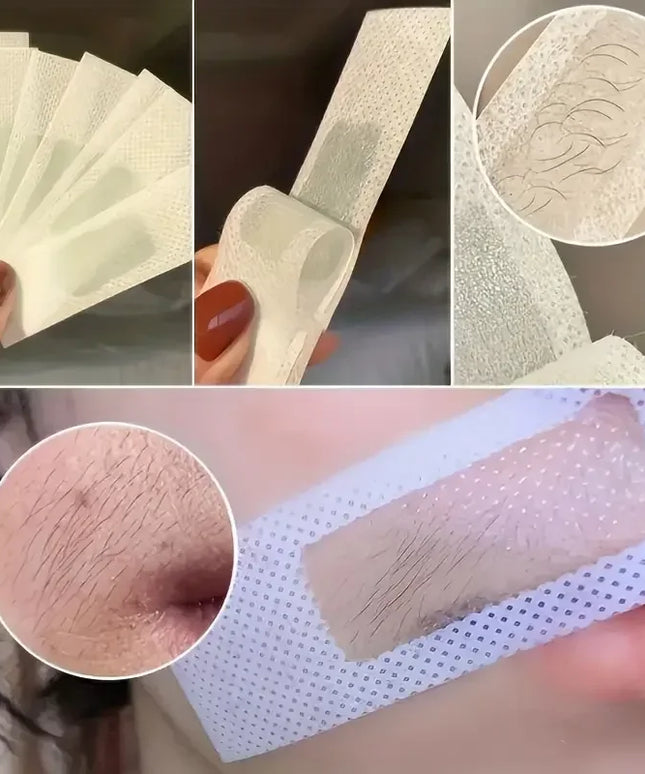 10/20/30/50 Pcs Depilatory Wax Strips For Hair Removal Wax Paper