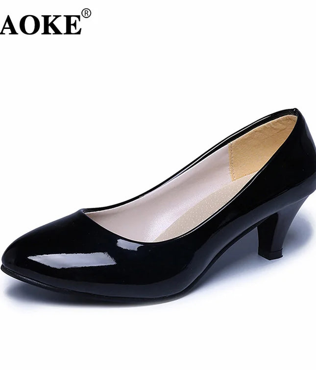 Heels Elegant Medium High Heeled