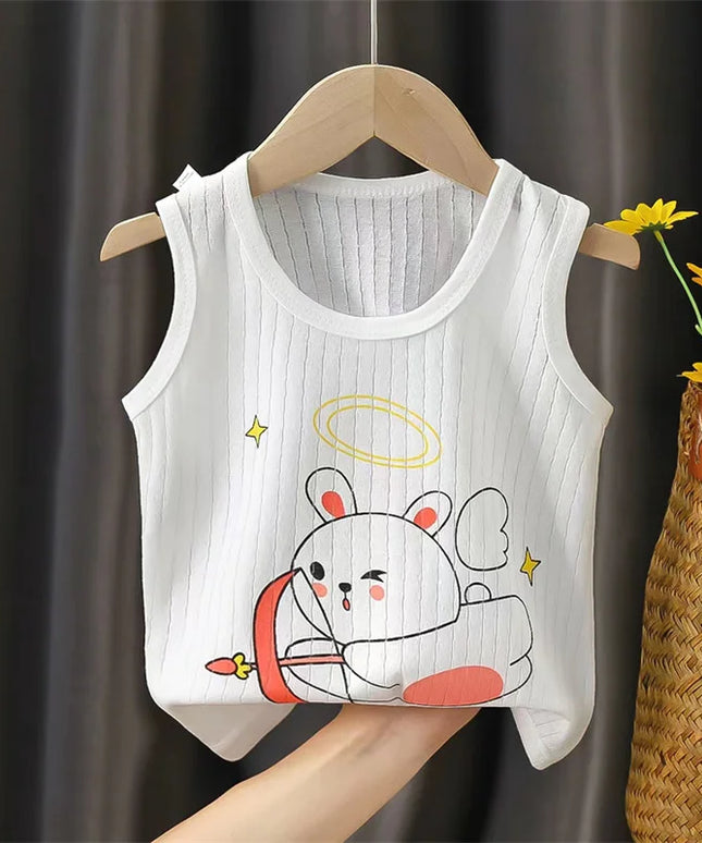 Baby Cartoon Sleeveless Summer Top (Unisex)