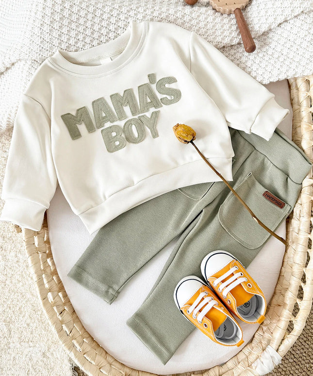 2026 Baby Boy Clothes MAMA'S BOY Sets