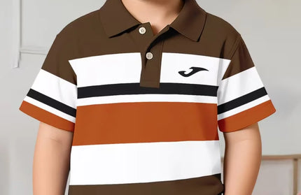 Children's Striped Polo Shirt Boy