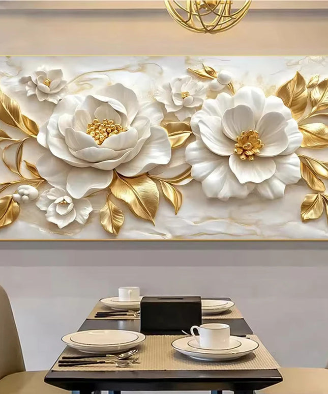 Flowers Tree Deco Canvas Painting