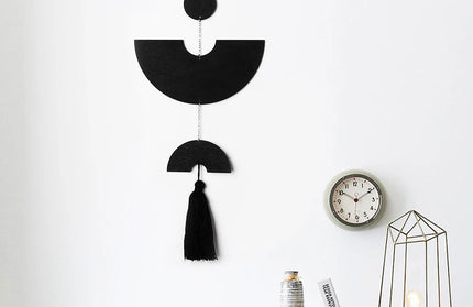 Boho Room Decor Black Wall Art Wood