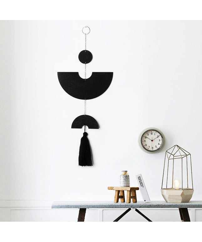 Boho Room Decor Black Wall Art Wood